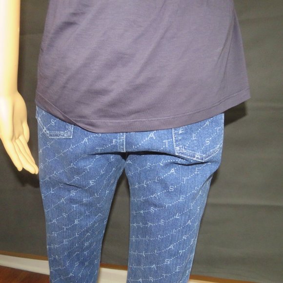 Stella McCartney Denim Skinny Jeans  with Logo. - Picture 3 of 7